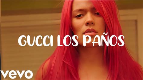 letras de karol g gucci los paños|karol g gucci.